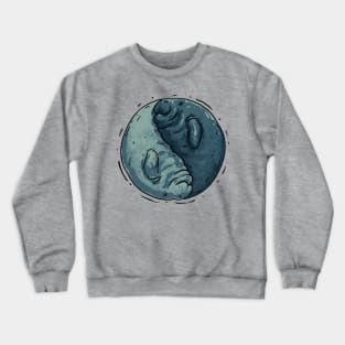 Manatee Yin and Yang Crewneck Sweatshirt